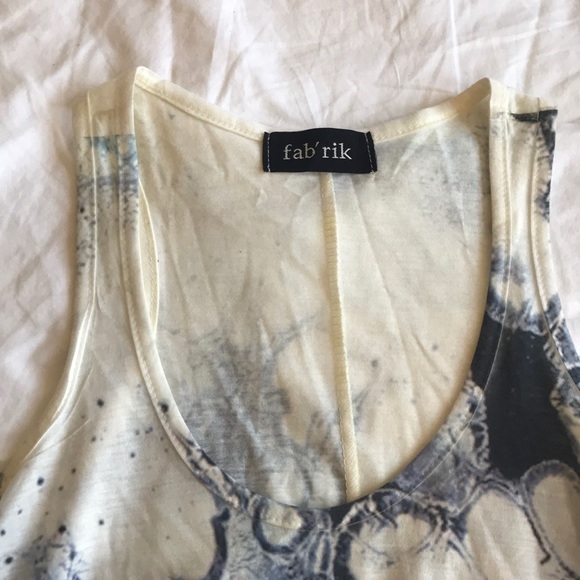 Blue graphic tank top - Picture 2 of 3